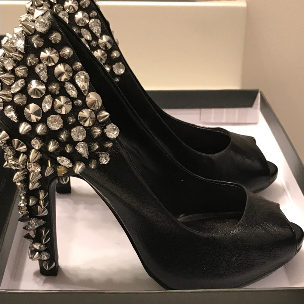 Studded heels